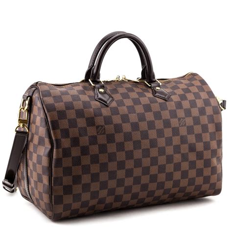 louis vuitton speedy 35 bandouliere damier ebene|speedy 35 louis vuitton size.